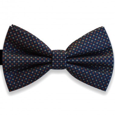  Papion bleumarin, elegant, model alb argintiu, orange Luxury Line